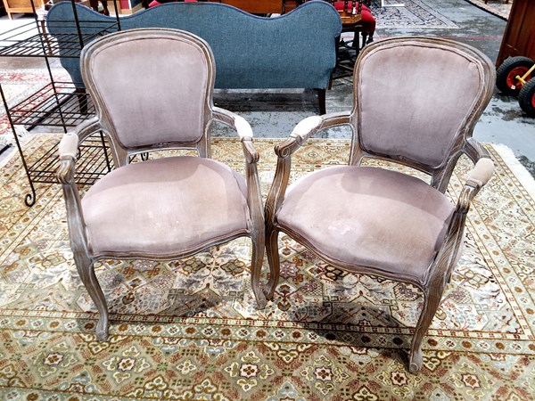 Lot 247 - PARLOUR CHAIRS