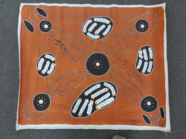 Lot 1184 - JO RED (AUSTRALIA, ABORIGINAL)