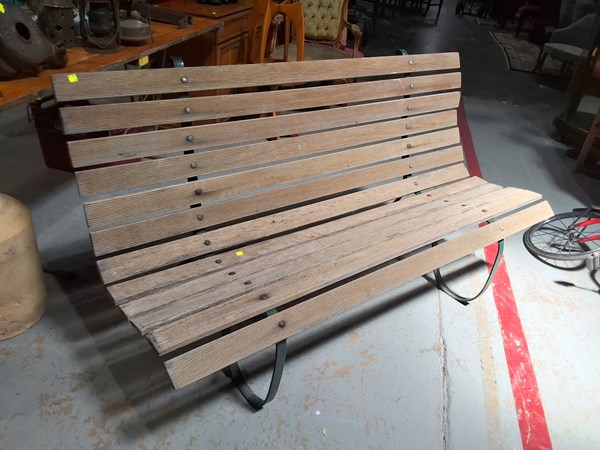 Lot 258 - GARDEN BENCH