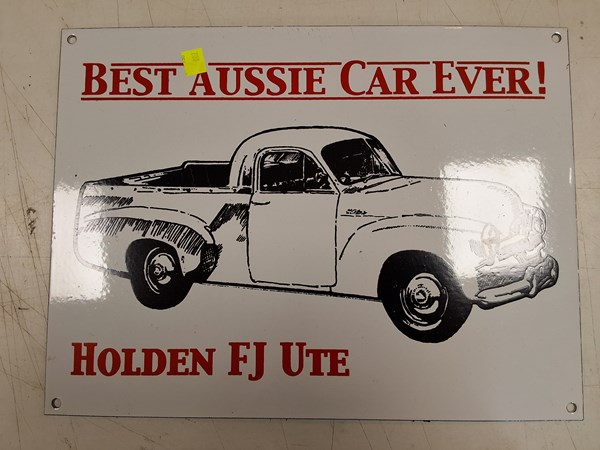 Lot 1690 - VINTAGE STYLE ENAMEL SIGN
