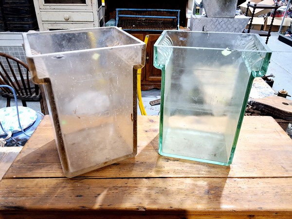 Lot 348 - BATTERY ACID JARS