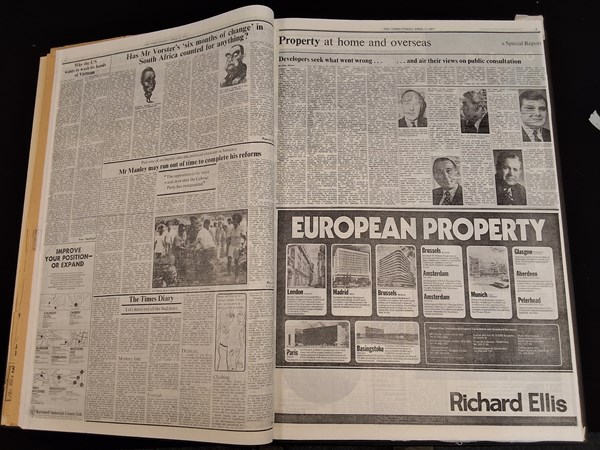 Lot 1650 - THE LONDON TIMES 1975-77.