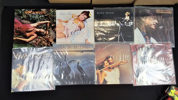 Lot 1172 - ROXY MUSIC VINYL RECORDS