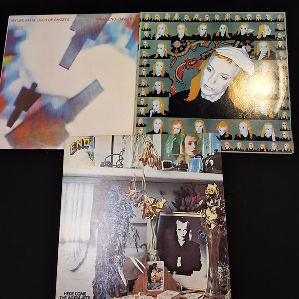 Lot 1174 - BRIAN ENO VINYL RECORDS