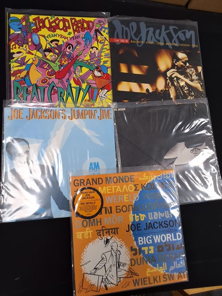 Lot 1182 - JOE JACKSON VINYL RECORDS