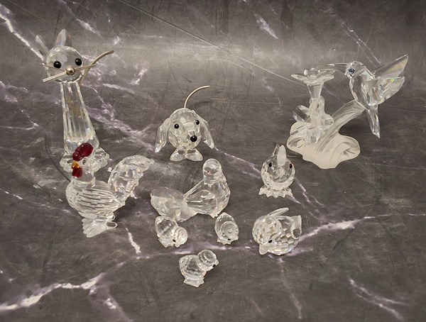 Lot 1641 - SWAROVSKI ORNAMENTS