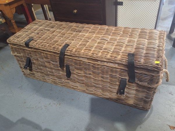 Lot 352 - CANE BASKET