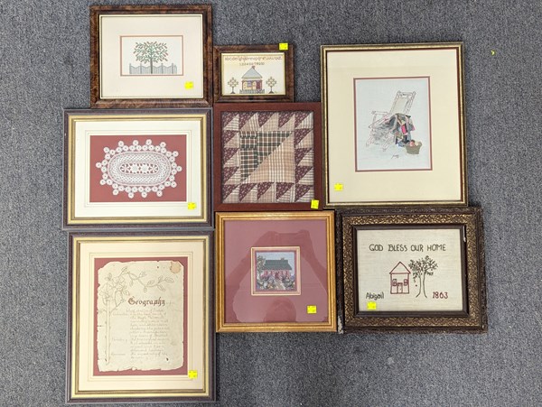 Lot 364 - EMBROIDERIES