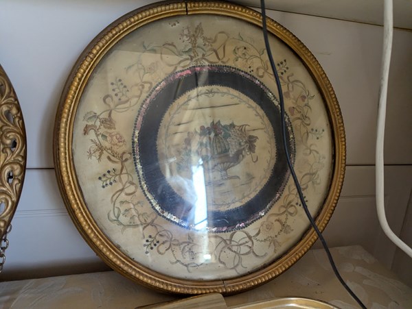 Lot 1205 - FRAMED EMBROIDERY