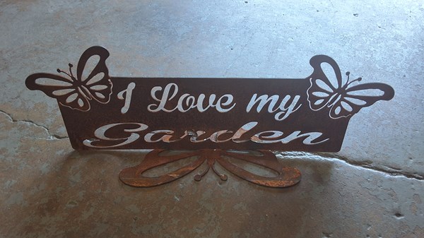 Lot 338 - GARDEN SIGN