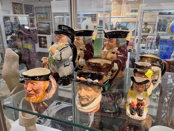 Lot 1634 - CHARACTER JUGS