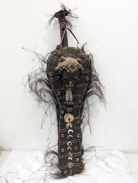 Lot 1485 - CEREMONIAL FLUTE MASK