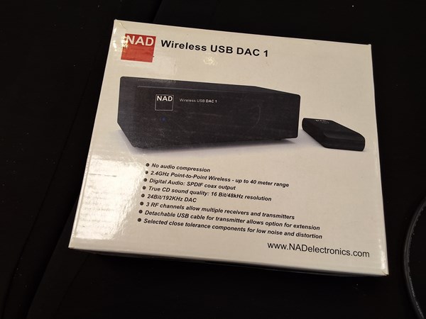 Lot 1417 - NAD WIRELESS USB DAC 1