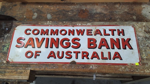 Lot 590 - ENAMEL SIGN