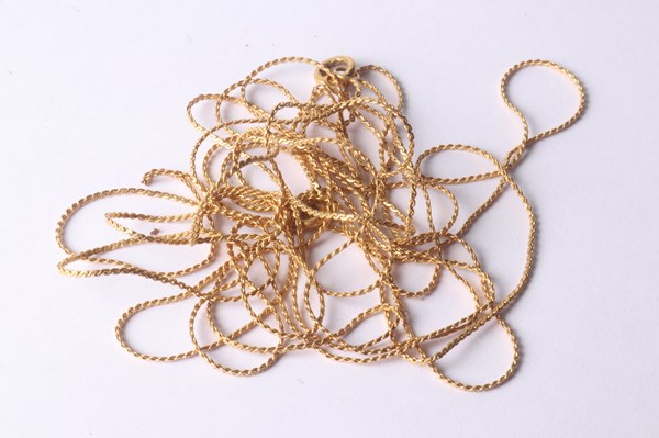 Lot 1168 - GOLD CHAINS