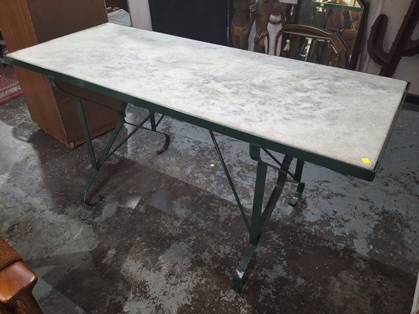 Lot 347 - CONSERVATORY TABLE