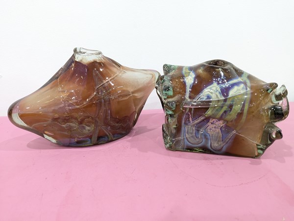 Lot 1521 - ART GLASS VASES