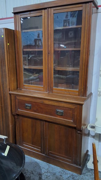 Lot 164 - BUREAU BOOKCASE