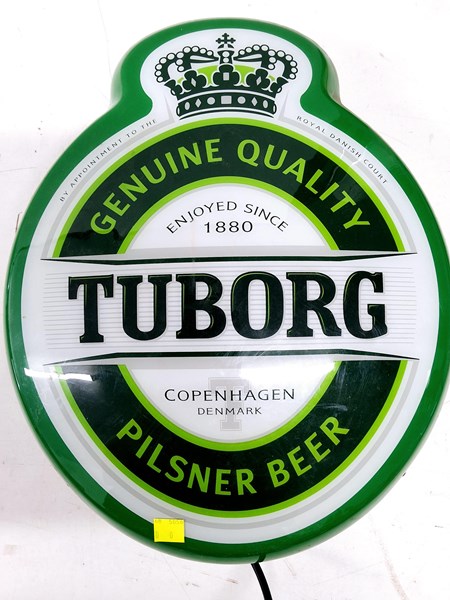 Lot 1465 - TUBORG BEER SIGN