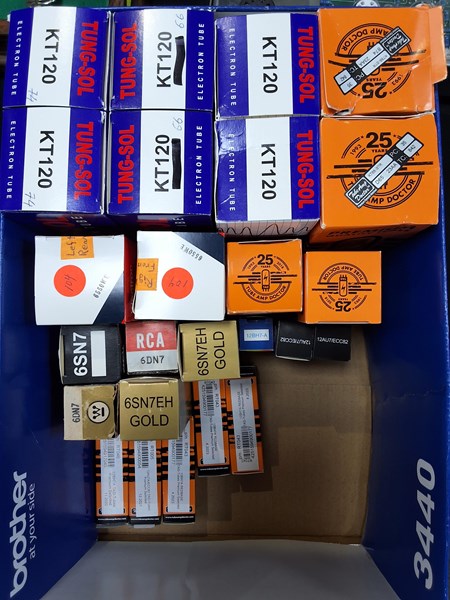 Lot 1378 - RADIO STEREO TUBES VALVES