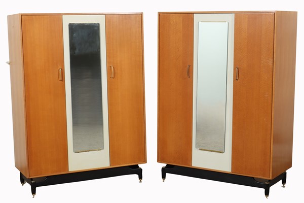 Lot 23 - PAIR OF WARDROBES