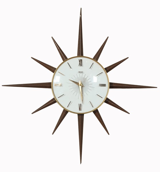 Lot 128 - STARBURST CLOCK