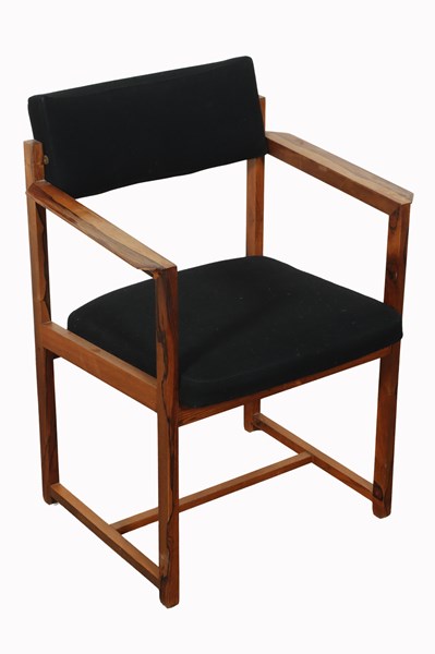 Lot 154 - ROSEWOOD ARMCHAIR