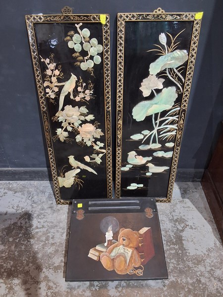 Lot 118 - EBONISED FURNITURE