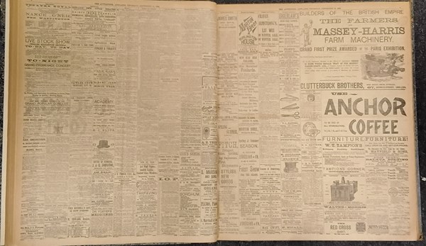 Lot 1164 - THE SA ADVERTISER 1900