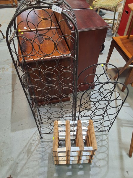 Lot 236 - WINE RACKS