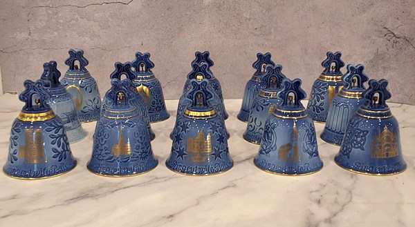 Lot 1174 - PORCELAIN BELLS