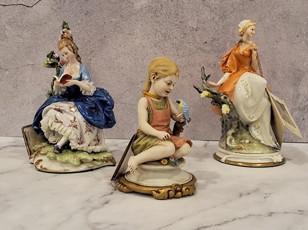 Lot 1176 - PORCELAIN FIGURES