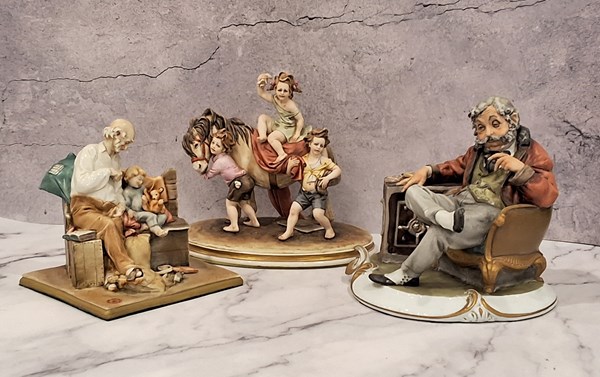 Lot 1375 - PORCELAIN FIGURES