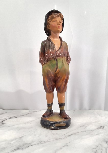 Lot 1129 - PLASTER FIGURE