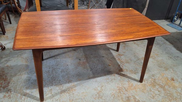 Lot 56 - TEAK DINING TABLE