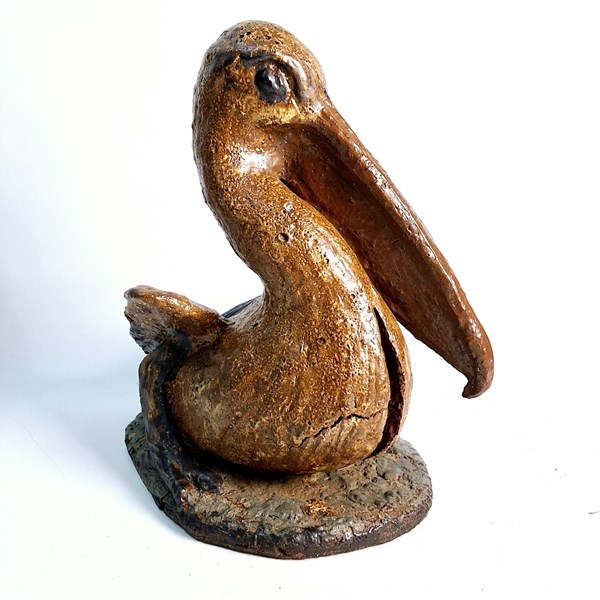 Lot 1332 - TERRACOTTA PELICAN
