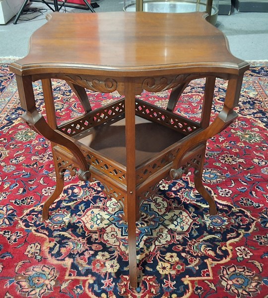 Lot 319 - GRAMOPHONE TABLE