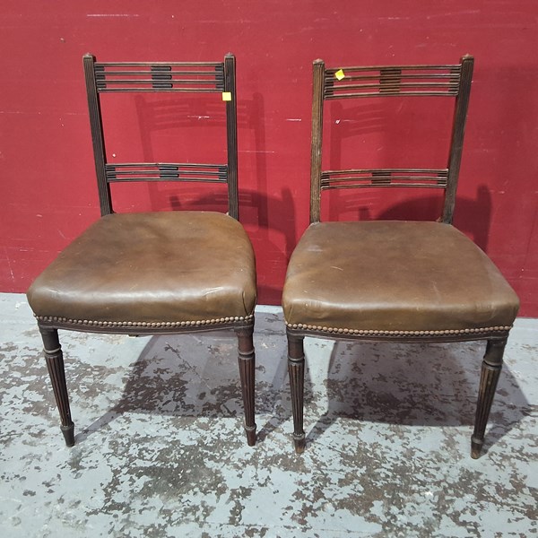 Lot 218 - DINING CHAIRS