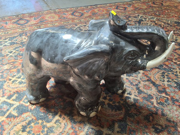 Lot 59 - CERAMIC ELEPHANT