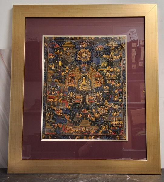 Lot 1106 - THANGKA PAINTING