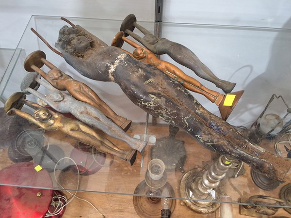 Lot 1395 - LAMP PARTS