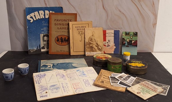 Lot 1376 - EPHEMERA, TINS & MORE