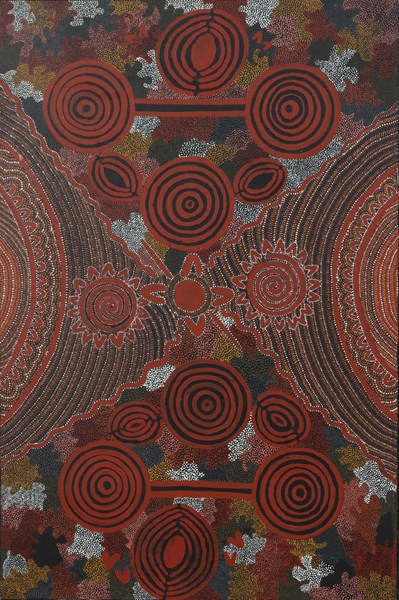 Lot 1239 - LENNIE JONES KNGWARREYE (Australia, Aboriginal, c.1945- )