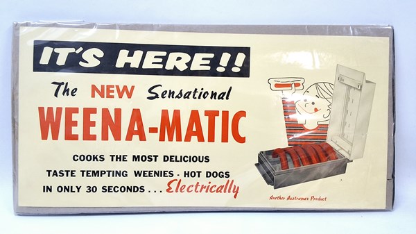 Lot 1149 - WEENA-MATIC SIGN