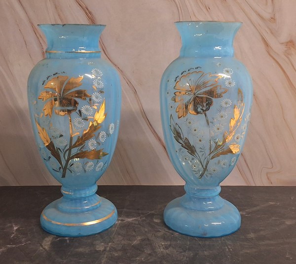Lot 1266 - GLASS VASES