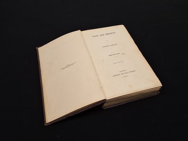 Lot 1131 - CARLYLE, THOMAS: PAST AND PRESENT.