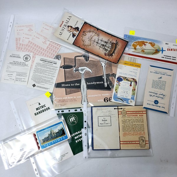 Lot 1182 - EPHEMERA