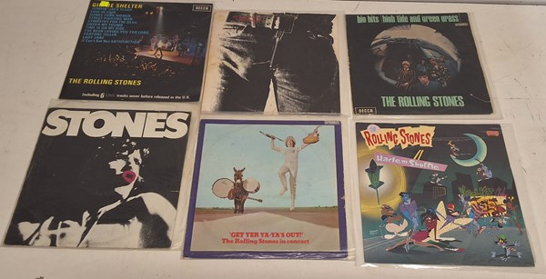 Lot 1216 - ROLLING STONES LPS