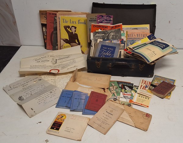 Lot 1245 - EPHEMERA