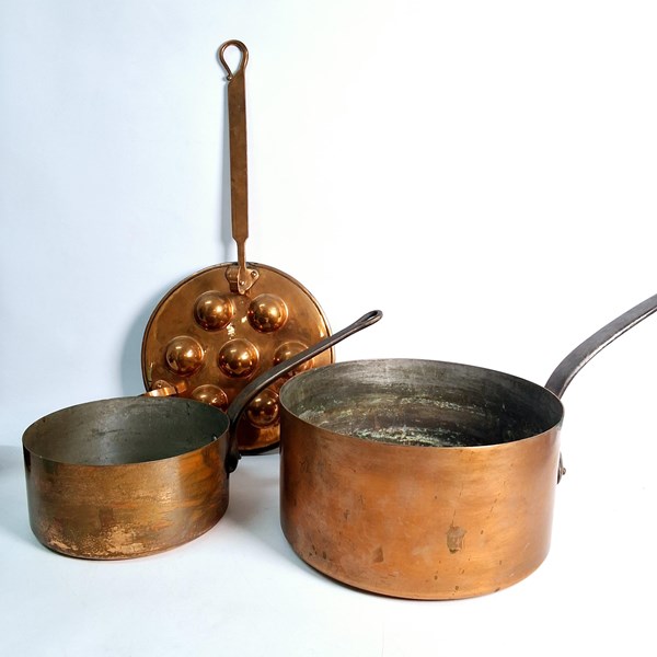Lot 1279 - COPPER COOKWARE